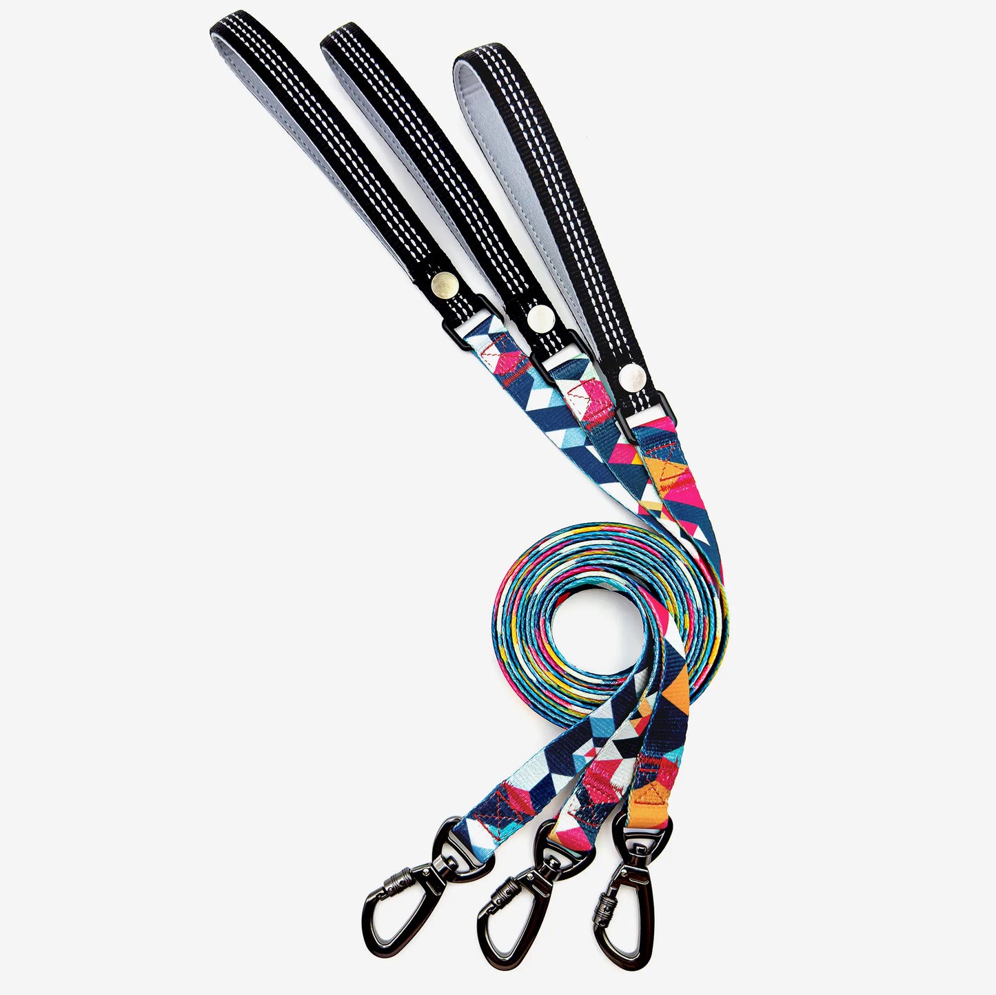 ColorfulPlaid Dog Leash-Reflective